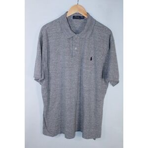 Polo Ralph Lauren Men's Gray Short Sleeve Polo Shirt Size 2XLB Big